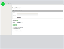 Tablet Screenshot of mail.goeast.ch